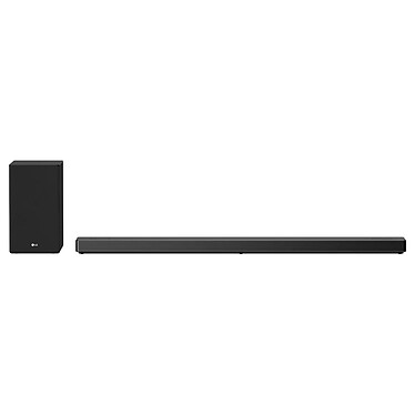 LG SN10YG Barre de son 5.1.2 570 W - Dolby Atmos/DTS:X - Technologie Meridian - Hi-Res Audio - Wi-Fi/Bluetooth 5.0 - Chromecast - HDMI eARC 4K HDCP 2.3 - Assistant Google - Caisson de basses sans fil