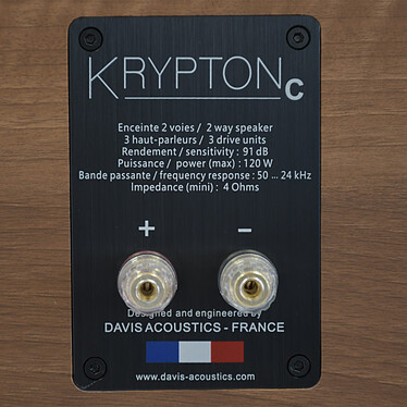Review Davis Acoustics Krypton C Walnut