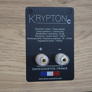 Avis Davis Acoustics Krypton C Chêne