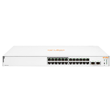 Aruba Instant On 1830 24G 12p Class4 PoE 2SFP 195W (JL813A) Switch manageable 24 ports 10/100/1000 Mbps dont 12 PoE+ + 2 SFP
