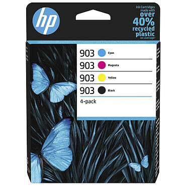 HP 903 (6ZC73AE) - Paquete de 4 cartuchos de tinta Negro/Cian/Magenta/Amarillo