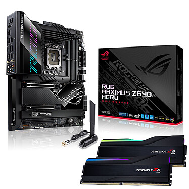 ASUS ROG MAXIMUS Z690 HERO + G.Skill Trident Z5 RGB 32 GB (2 x 16 GB) DDR5 6000 MHz CL36
