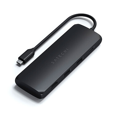 SATECHI Hybrid Multiport USB-C Adapter - Black