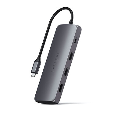 Review SATECHI Hybrid Multiport USB-C Adapter - Grey