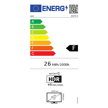 Acer 27" LED - Nitro XV273Xbmiiprzx pas cher