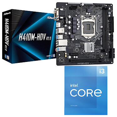 Intel Core i3-10105 ASRock H410M-HDV R2.0 PC Upgrade Bundle 