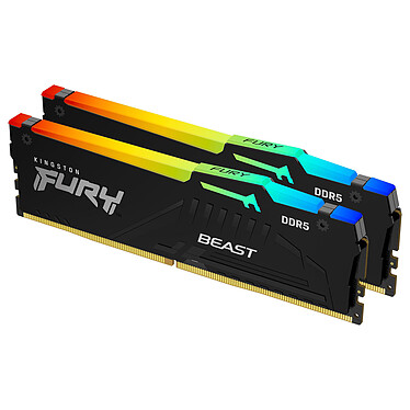 Kingston FURY Beast RGB 32 Go (2 x 16 Go) DDR5 4800 MHz CL38