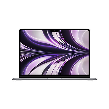 Apple MacBook Air M2 13 pouces (2022) Gris sidéral 16Go/256 Go (MLXW3FN/A-16GB) Puce Apple M2 (GPU 8 coeurs) 16 Go SSD 256 Go 13.6" LED Liquid Retina Wi-Fi AX/Bluetooth Webcam Mac OS Monterey