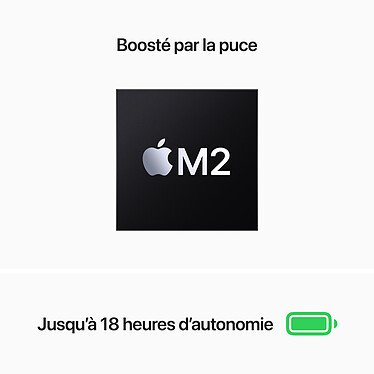 Acheter Apple MacBook Air M2 (2022) Minuit 8Go/512 Go (MLY43FN/A)