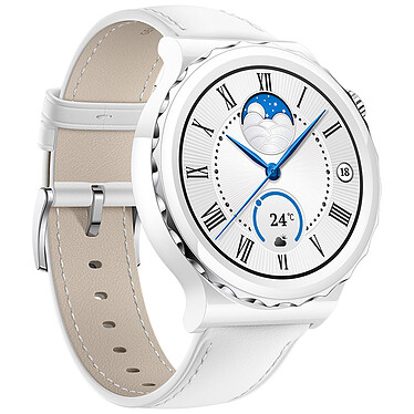 Review Huawei Watch GT 3 Pro (43 mm / White Leather)