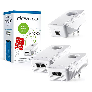 devolo Magic 2 Wi-Fi 6 (pack of 2) + devolo Magic 2 LAN