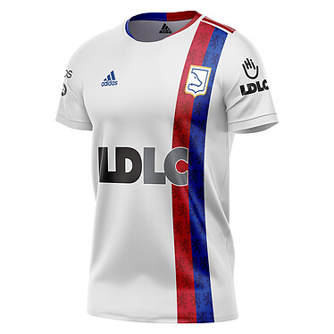 LDLC OL Adidas Maglietta da calcio 2022 (3XL)