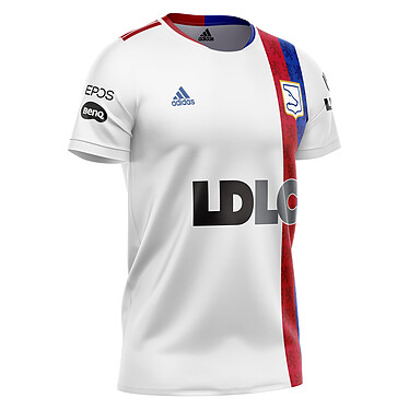  LDLC OL Adidas Maglietta da calcio 2022 (S)