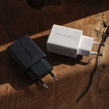 Avis Akashi Chargeur secteur intelligent 3A USB-C 20W Noir
