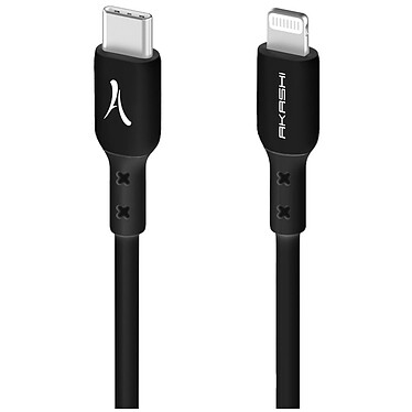 Akashi Câble renforcé USB-C vers Lightning (Noir - 1,5m)