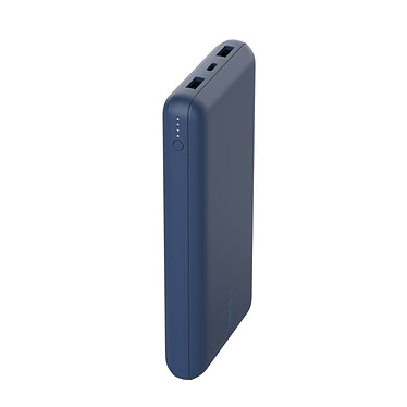 Belkin Batterie externe 20K Boost Charge avec câble USB-A vers USB-C Bleu Batterie externe 2 ports USB-A 20 000 mAh avec câble USB-A vers USB-C