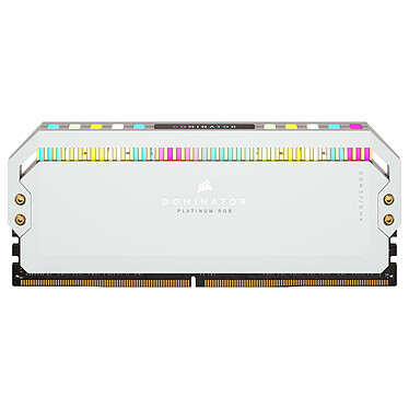 Avis Corsair Dominator Platinum DDR5 RGB 32 Go (2 x 16 Go) 6200 MHz CL36 - Blanc