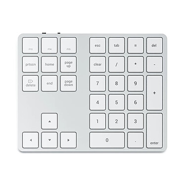 SATECHI Bluetooth Wireless Extended Keypad - Silver