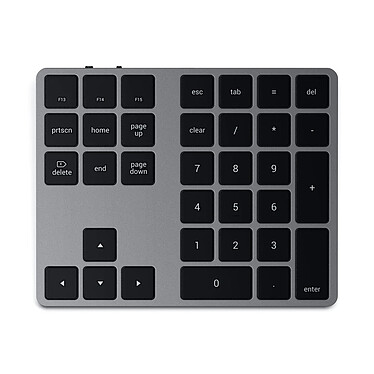 SATECHI Bluetooth Wireless Extended Keypad - Grey