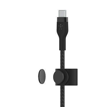 Avis Belkin Boost Charge Pro Flex Câble silicone tressé USB-C vers USB-C (Noir) - 2 m