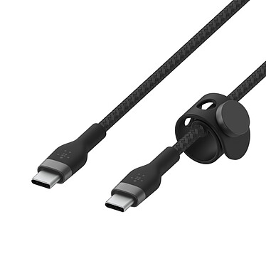 Acheter Belkin Boost Charge Pro Flex Câble silicone tressé USB-C vers USB-C (Noir) - 1 m