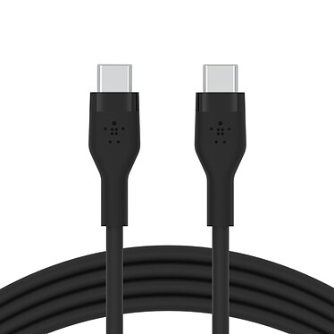 Avis Belkin Boost Charge Flex Câble silicone USB-C vers USB-C (Noir) - 3 m