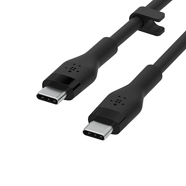 cheap Belkin Boost Charge Flex Silicone USB-C to USB-C Cable (Black) - 1 m