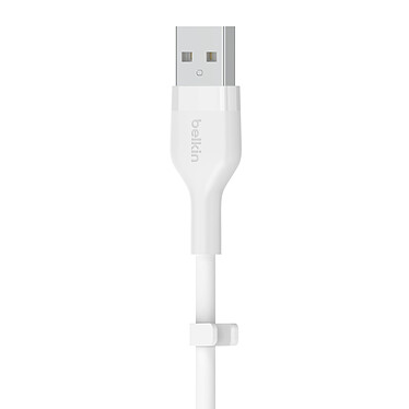 Comprar Cable Belkin Boost Charge Flex de silicona de USB-A a Lightning (blanco) - 2 m