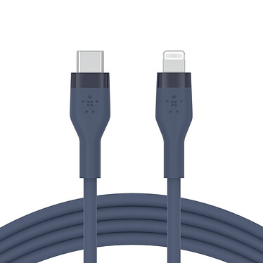 Review Belkin Boost Charge Flex Silicone USB-C to Lightning Cable (blue) - 1 m