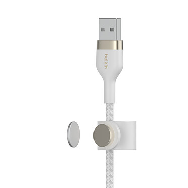 Comprar Cable Belkin Boost Charge Pro Flex de silicona trenzada de USB-A a Lightning (blanco) - 1m
