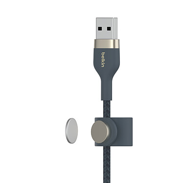 Comprar Cable Belkin Boost Charge Pro Flex de silicona trenzada de USB-A a Lightning (azul) - 1m