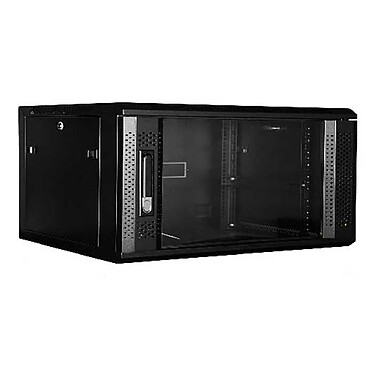 MCL 19" 6U wall-mounted network case, depth 600 mm - load capacity 60 kg - colour black