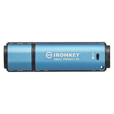 Kingston IronKey Vault Privacy 50 8 Go Clé USB-A 3.0 8 Go avec chiffrement AES-256 XTS et certification FIPS 197