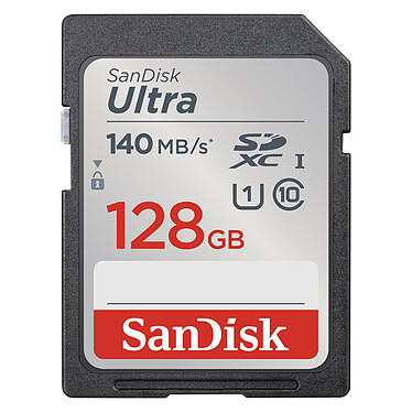 SanDisk Ultra SDXC UHS-I U1 128 Go 140 Mo/s