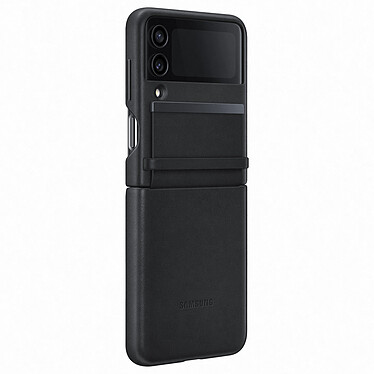 Review Samsung Leather Case Design Black Galaxy Z Flip 4