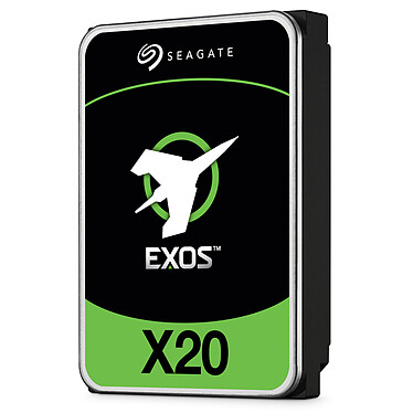 Seagate Exos X20 HDD 20 To (ST20000NM007DN) Disque dur 3.5" 20 To 7200 RPM 256 Mo Serial ATA 6 Gb/s 512e/4Kn (bulk)