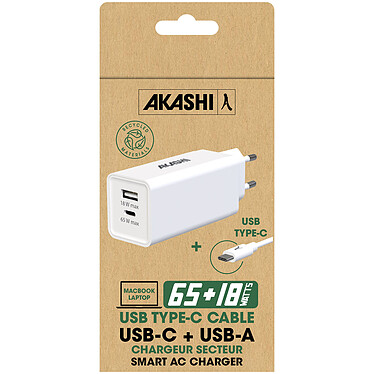 Acheter Akashi Chargeur Secteur 83W USB-C + USB-A