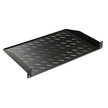 Ekivalan 19" Fixed Tray, 1U, 2 points, 250 mm deep - Black