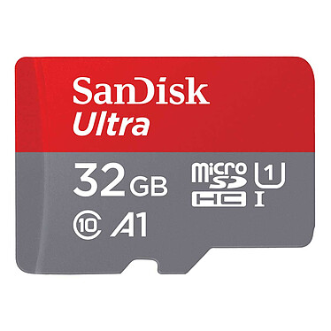 Avis SanDisk Ultra microSDHC 32 Go (x2) + Adaptateur SD (SDSQUA4-032G-GN6MT)