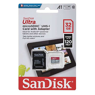 Opiniones sobre SanDisk Ultra microSDHC 32GB + Adaptador SD (SDSQUA4-032G-GN6TA)
