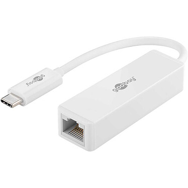 Goobay Adaptateur USB-C RJ45 Blanc