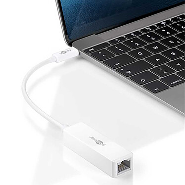 Review Goobay USB-C RJ45 Adapter White