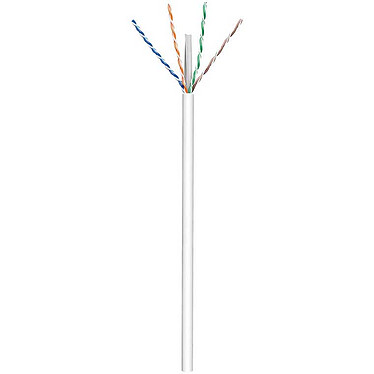 Review Goobay LAN Cable Mono Cat 6 U/UTP 100 m (White)