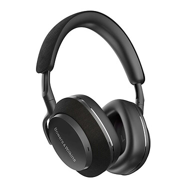 B&W Px7 S2 Noir Casque circum-auriculaire sans fil - Réduction de bruit active - Bluetooth 5.2 aptX HD / aptX Adaptative - Autonomie 30h - Commandes/Micro