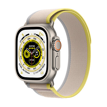 Apple Watch Ultra GPS + Cellular Titanio Amarillo Beige Trail Loop 49 mm - S/M