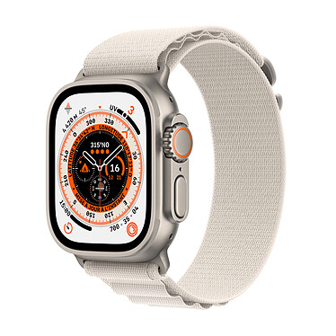 Apple Watch Ultra GPS + Cellular Titanium Starlight Alpine Loop 49 mm - M