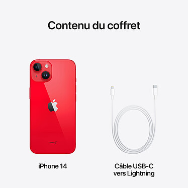 Apple iPhone 14 128 Go (PRODUCT)RED pas cher