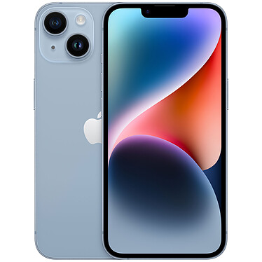 Apple iPhone 14 512 Go Bleu Smartphone 5G-LTE IP68 Dual SIM - Apple A15 Bionic Hexa-Core - Ecran Super Retina XDR OLED 6.1" 1170 x 2532 - 512 Go - NFC/Bluetooth 5.3 - iOS 16