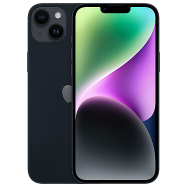 Apple iPhone 14 Plus 128 Go Minuit Smartphone 5G-LTE IP68 Dual SIM - Apple A15 Bionic Hexa-Core - Ecran Super Retina XDR OLED 6.7" 1284 x 2778 - 128 Go - NFC/Bluetooth 5.3 - iOS 16