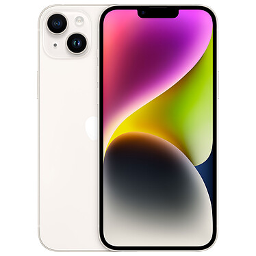Apple iPhone 14 Plus 512 Go Lumière Stellaire Smartphone 5G-LTE IP68 Dual SIM - Apple A15 Bionic Hexa-Core - Ecran Super Retina XDR OLED 6.7" 1284 x 2778 - 512 Go - NFC/Bluetooth 5.3 - iOS 16